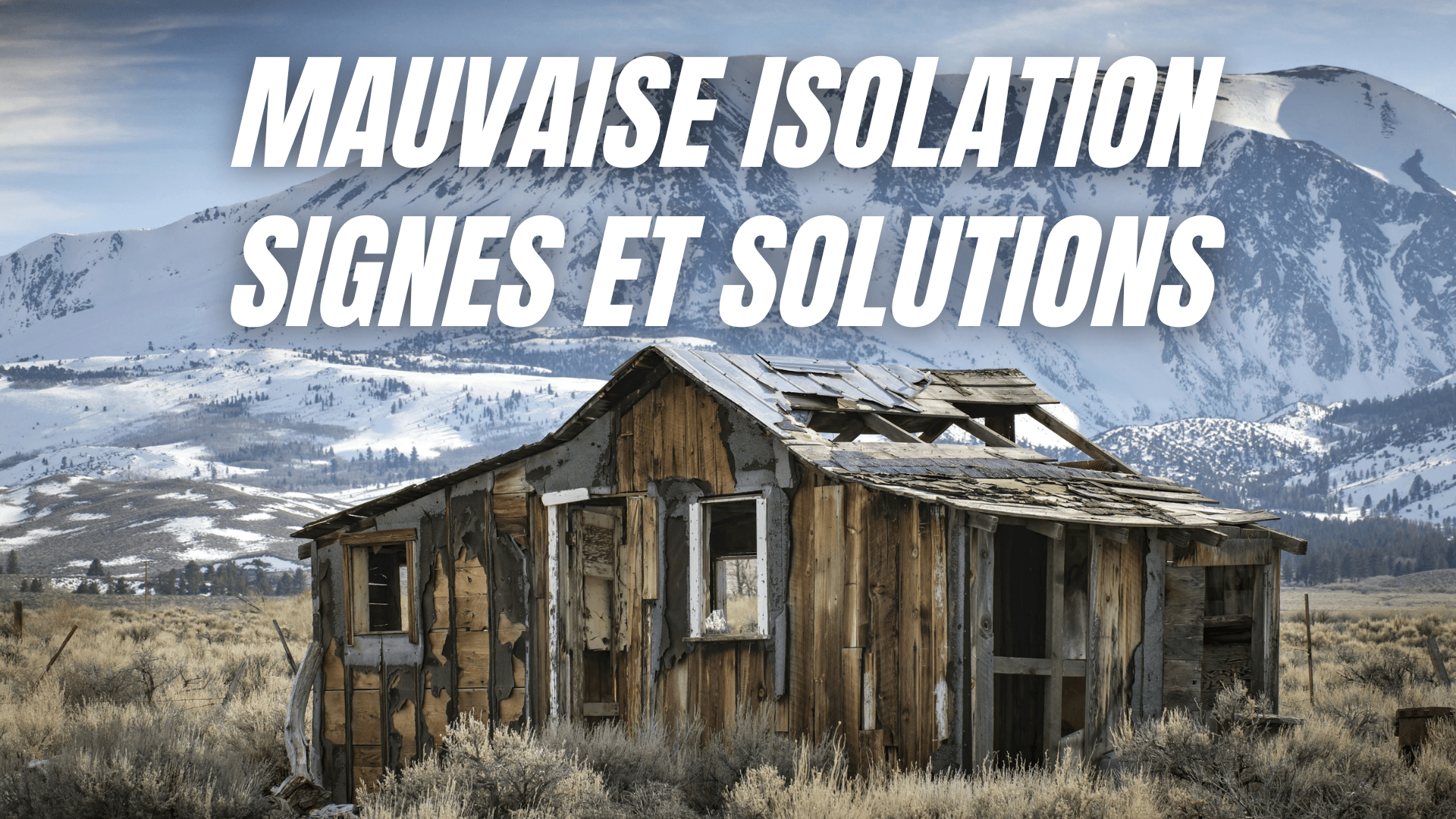 signes mauvaise isolation