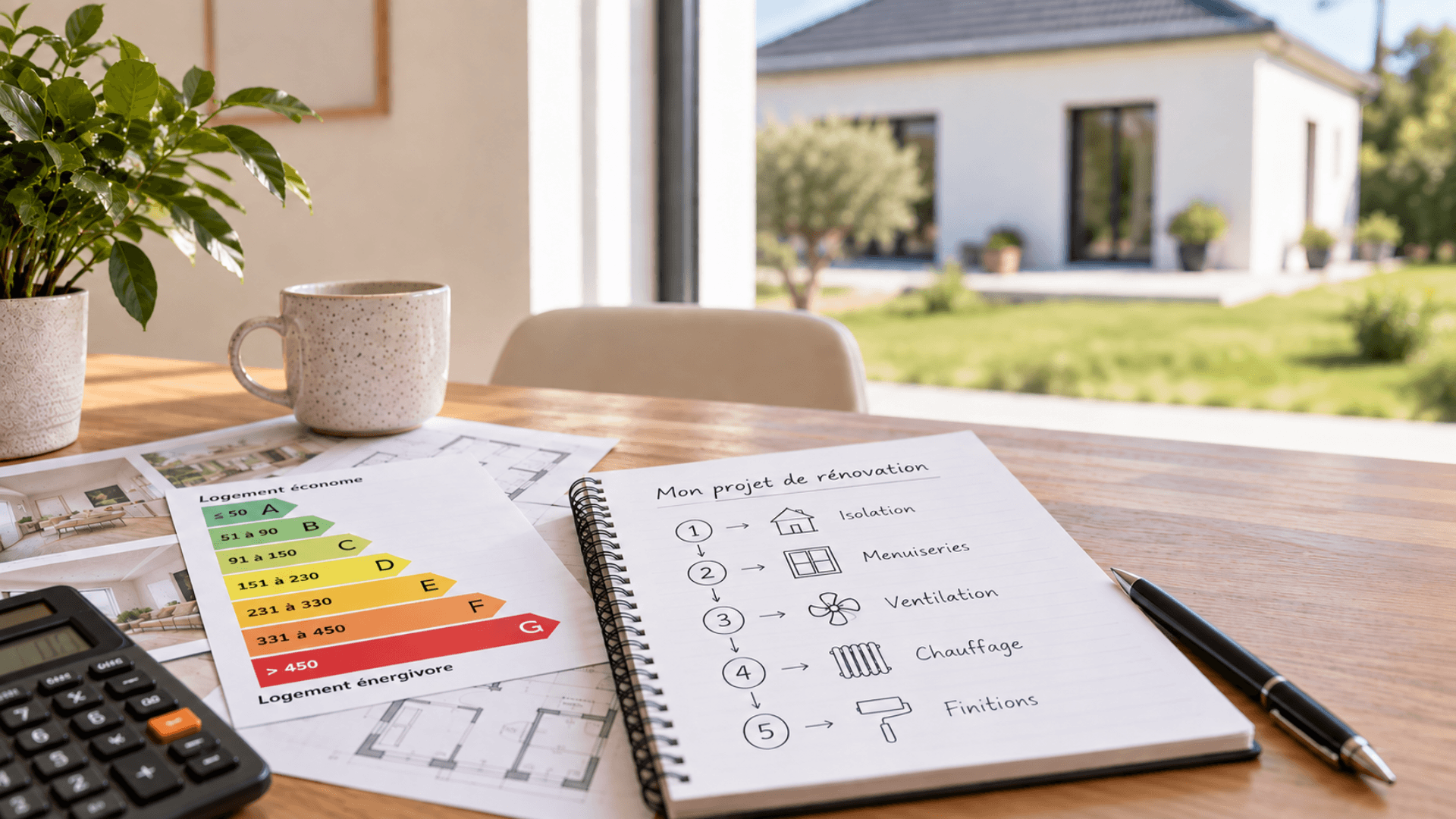 Ordre des travaux de rénovation énergétique d'une maison