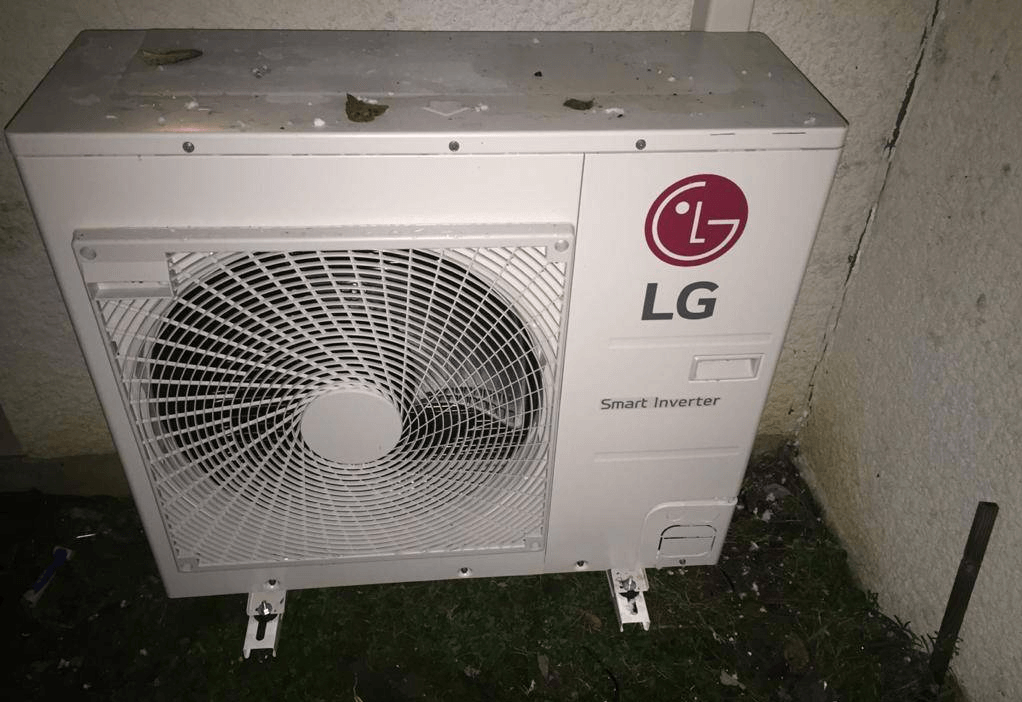 Unité extérieure de la Pompe à chaleur Air-Air Gainable LG.