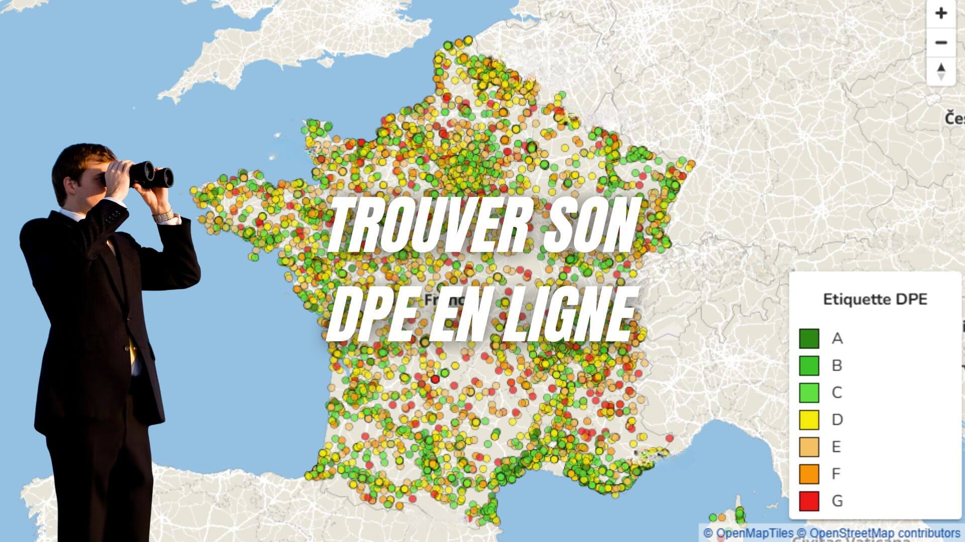 Carte interactive pour retrouver le DPE d’un logement à partir de son adresse – ADEME